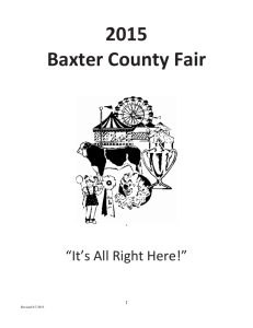 Commercial Exhibits - Baxter County Fair