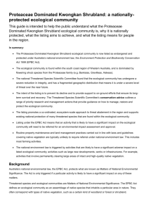 Proteaceae Dominated Kwongkan Shrubland