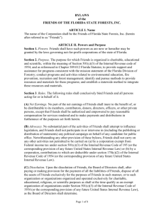 friends_bylaws_final - Friends of Florida State Forests