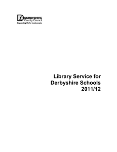 7 School Library Service - Derbyshire County Council