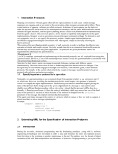 1 Interaction Protocols - Systems and Computer Engineering