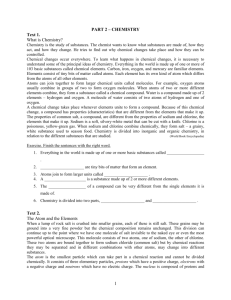 PART 2 – CHEMISTRY