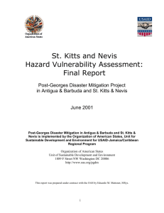 Hazard Vulnerability Assessment - Organization of American States