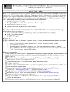 Clinical Laboratory Initiative to Mentor Baccalaureate Students