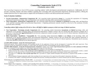 Counseling Competencies Scale