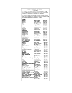 TAXING DISTRICT OFFICIALS PHONE LIST