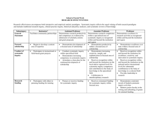 RESEARCH EFFECTIVENESS