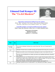 Ed Kemper - Dr. Mike Aamodt