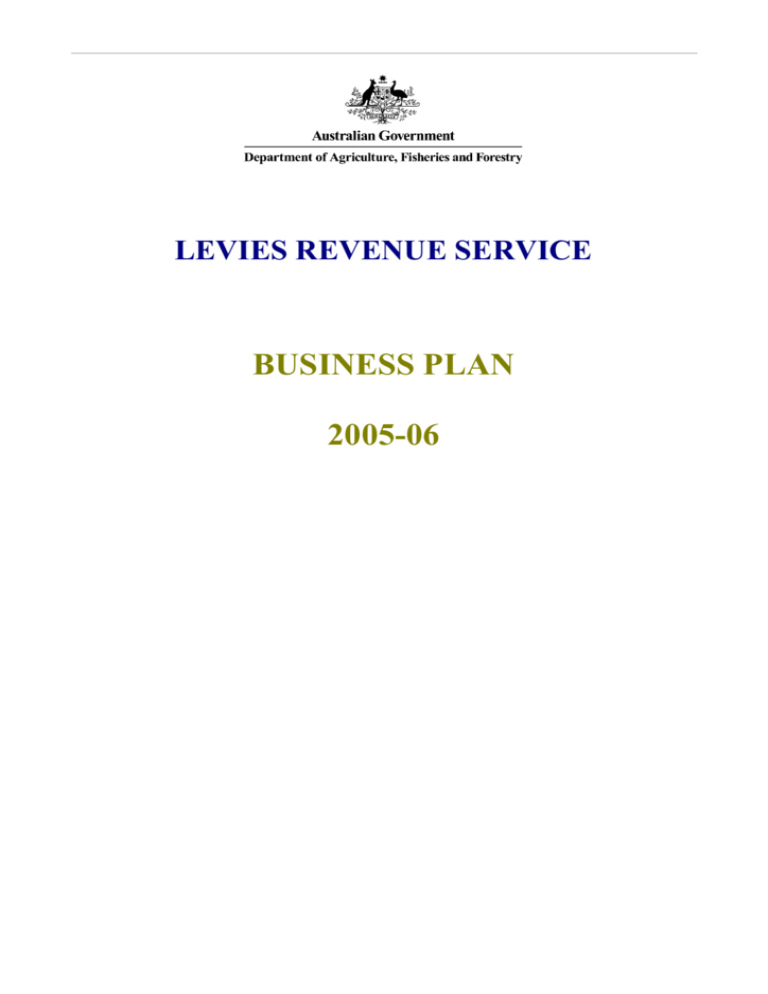 department of agriculture business plan