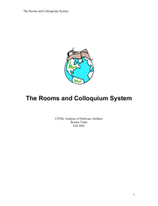 The Rooms and Colloquium System - Pages