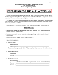alpha - Michigan High School Athletic Association