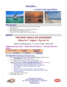 Zanzibar… - Cold Press Media