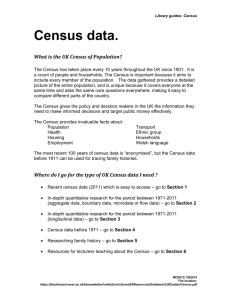 Census - Blackboard