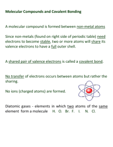 Molecular Compounds Note