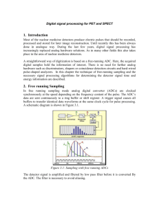 Digital signal processing for PET and SPECT