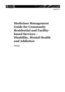 Medicines Management Guide for Community