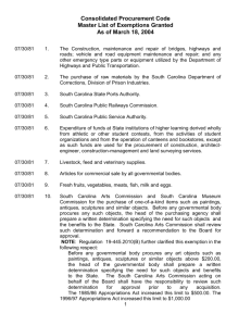 Consolidated Procurement Code