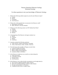 3 Paleozoic Geology Homework c
