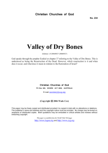 Valley of Dry Bones (No. 234)