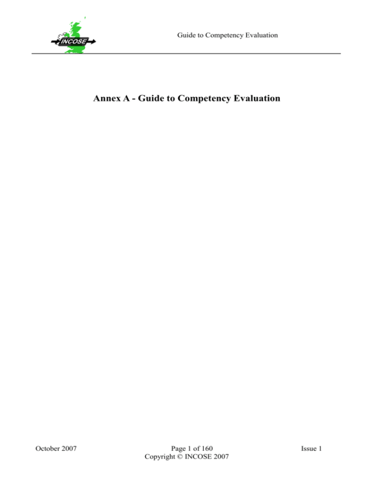2 Competency Evaluation Tables