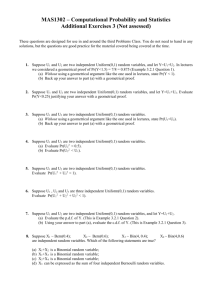 MAS144 – Computational Mathematics and Statistics A (Statistics)