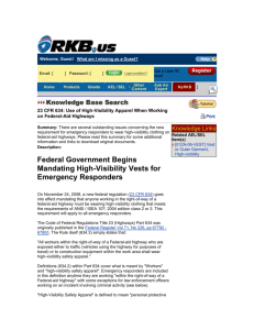 Federal Government Begins Mandating High