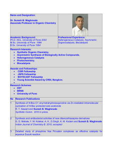 Name and Designation: Dr. Suresh B. Waghmode Associate