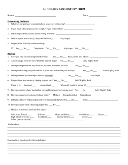 Editable Audiology Superbill Template