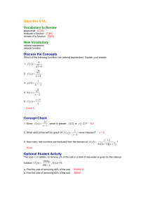 Rational Expressions