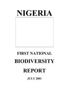 NIGERIA - Convention on Biological Diversity