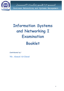 Information Systems and Networking I