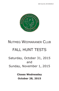 NWC_HT_2015F - Nutmeg Weimaraner Club