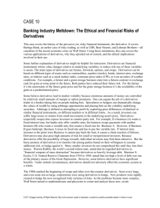 INSTR NOTE FFF 2011 Case 10 Banking Meltdown
