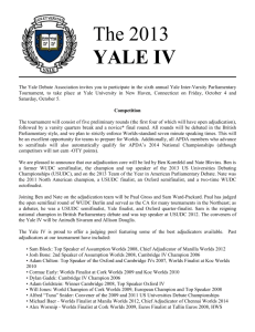 Yale IV 2013 Invitation