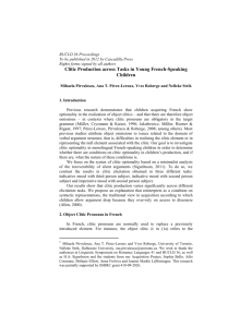 BUCLD 35 Proceedings - University of Toronto