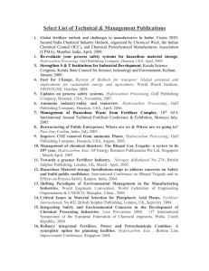 Select List of Technical & Management Publications