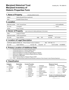 Historic Properties Form