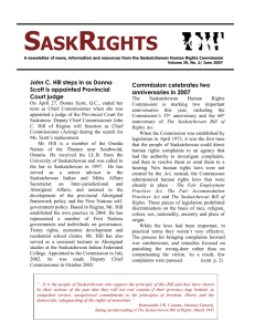 Word document - Saskatchewan Human Rights Commission