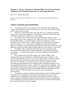 Chapter 6: Poverty Analysis for National Policy Use: Poverty Profiles