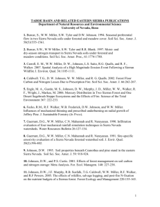 Publication List - University of Nevada Agricultural Experiment Station