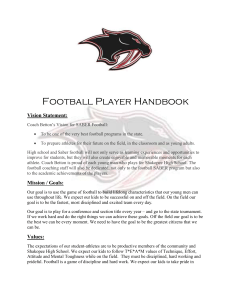 Saber Football Handbook