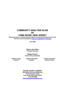 Community Analysis Scan (2009)