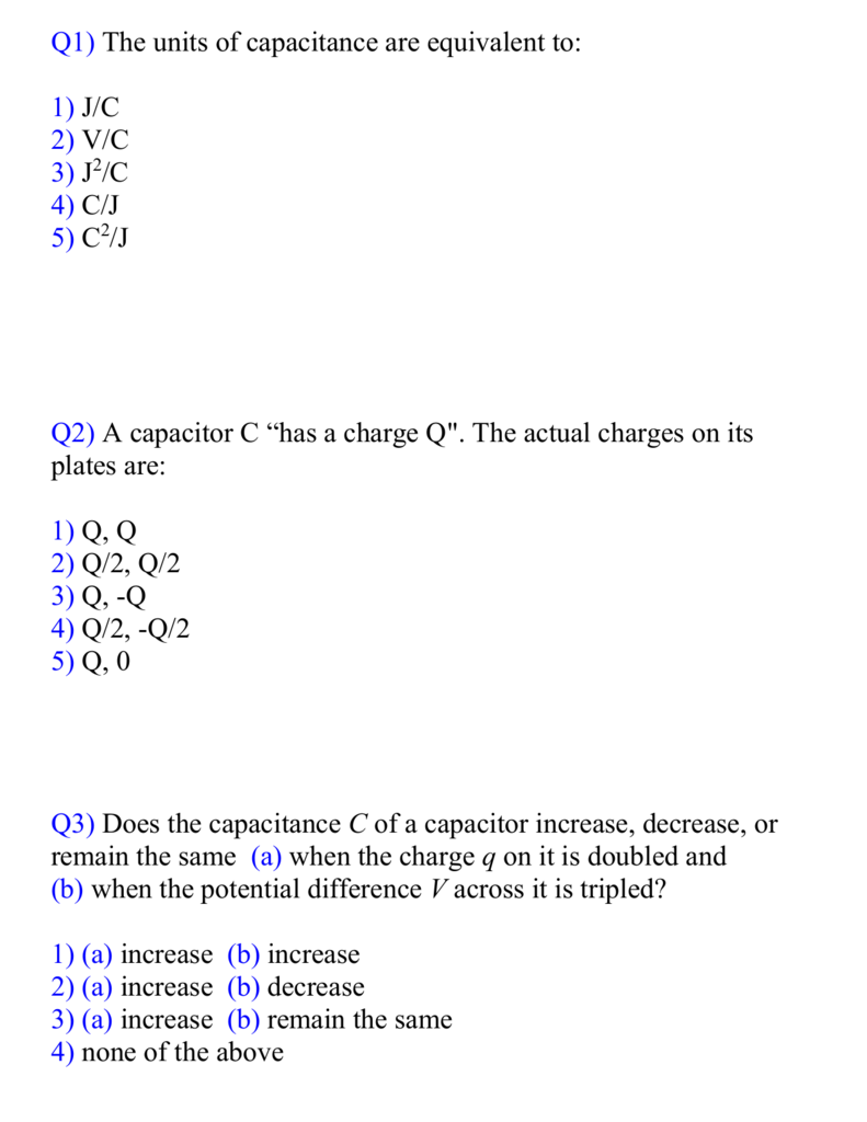 Capacitance