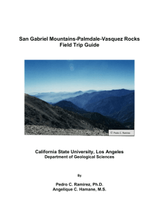 San Gabriel Mountains - Cal State LA