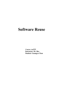 Chen_software reuse - Louisiana Tech University