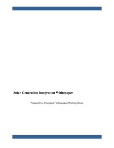 2. Solar White Paper Draft