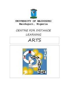 ENG 239 - University Of Maiduguri