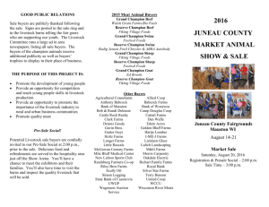 New Market Animal Brochure 2016 - Juneau County