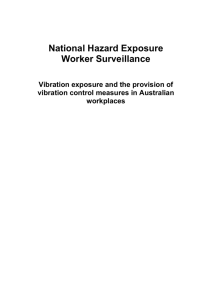 Vibration exposure and the provision of vibration control measures