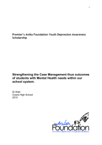 Strengthening the case management thus outcomes of students with